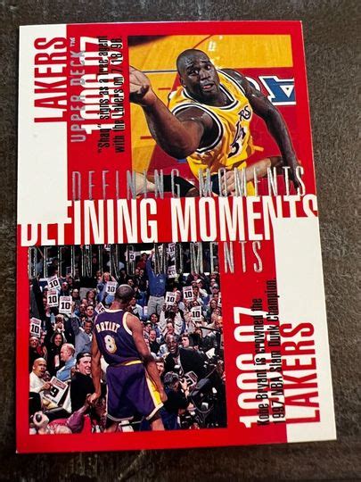 Mavin 1998 Upper Deck Shaq Kobe Bryant Defining Moments