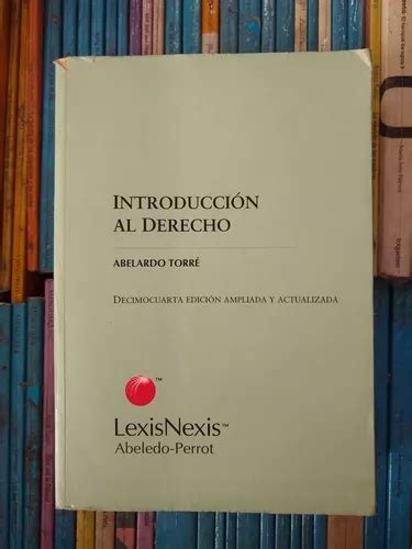 Introduccion Al Derecho Abelardo Torre Rf Libros