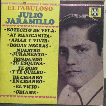 El Fabuloso Álbum de Julio Jaramillo LETRAS MUS BR