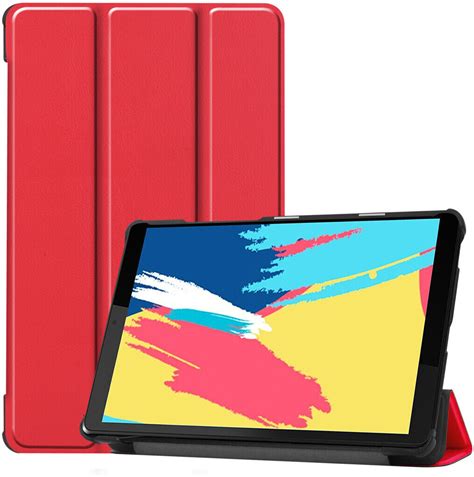 iMoshion Lenovo Tab M8 FHD Lenovo Tab M8 Kunstleder Klapphülle Rot