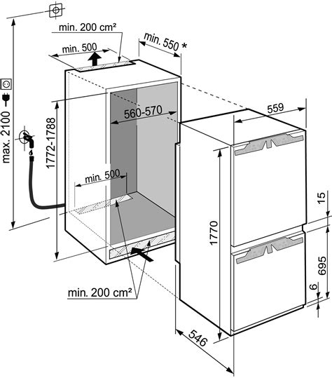 BerlinBuy Liebherr ICBNdi 5183 20 Peak BioFresh Fridge Freezer