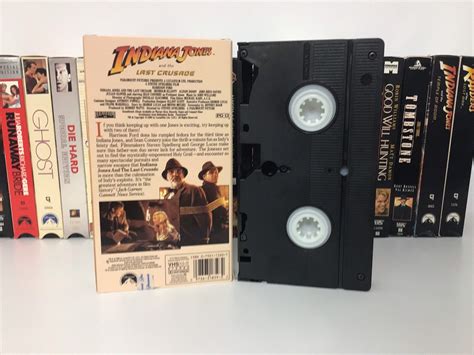 Indiana Jones and the Last Crusade VHS Video Cassette Tape | Etsy