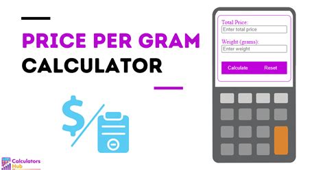 Preço Por Grama Calculadora Online - Price Per Gram Calculator Online