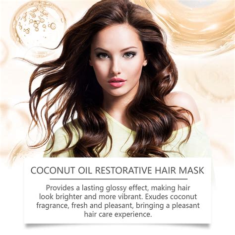 100g Coconut Flavor Nourishing Hair Cream, Repair Perm Damage, Improve ...