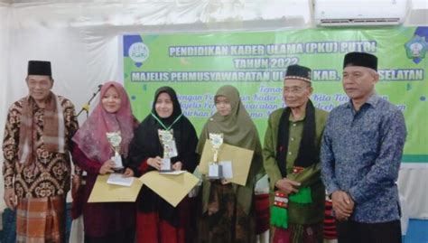 Tutup Pendidikan Kader Ulama Ketua Mpu Aceh Selatan Perkuat Persatuan