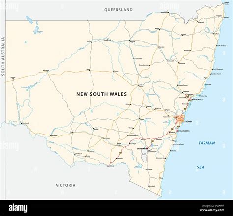 Printable Map Of Nsw - Camile Violetta