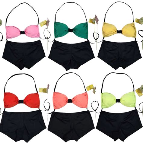 Jual Bikini Bf Bikini Pita Boxer Mix Colour Bikini Set Bikini