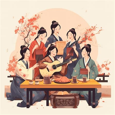 Premium AI Image | Chuseok Festival illustration