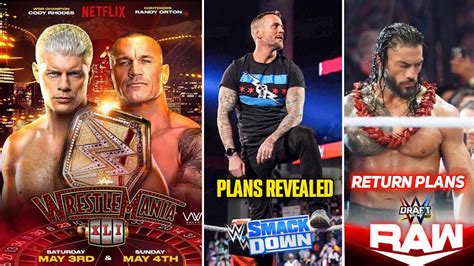 Wwe Cody Rhodes Vs Randy Orton Cm Punk Plans Revealed Roman Reigns