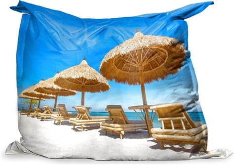 PillowMonkey Zitzak Strandstoel Strand Parasol Zee Zomer