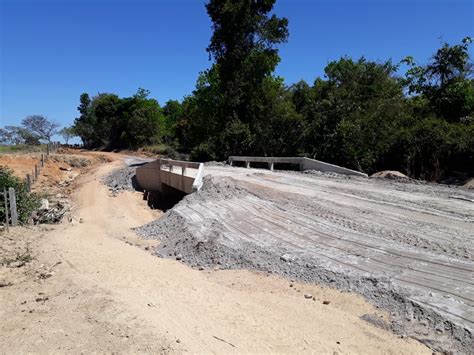 Prefeitura Conclui Aterro E Entrega Segunda Ponte De Concreto Na Linha