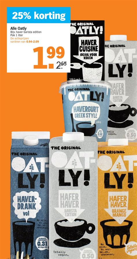 Alle Oatly Aanbieding Bij Albert Heijn