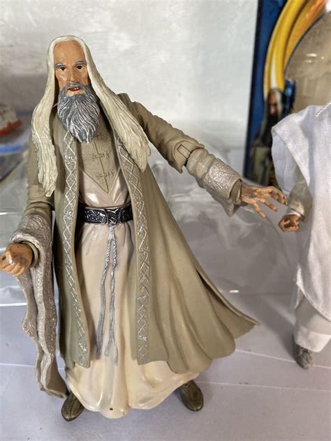 The White Wizards Uk Exclusive Saruman Gandalf And Palantir 2 Pack Lotr