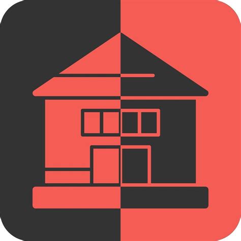 Home Red Inverse Icon Vector Art At Vecteezy