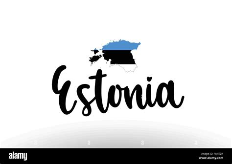 Estonia Logo Map Icon Vector Hi Res Stock Photography And Images Alamy