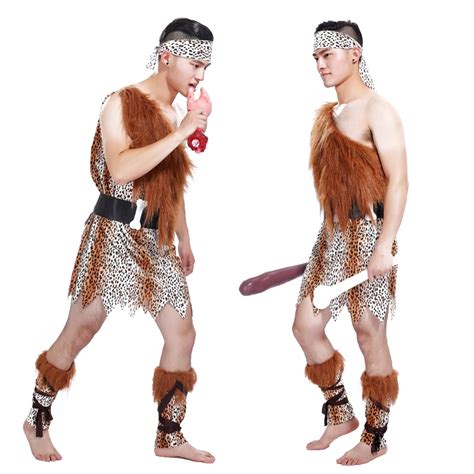 Primitive Savage Leopard Print Costume Set Of 4 Queerks™