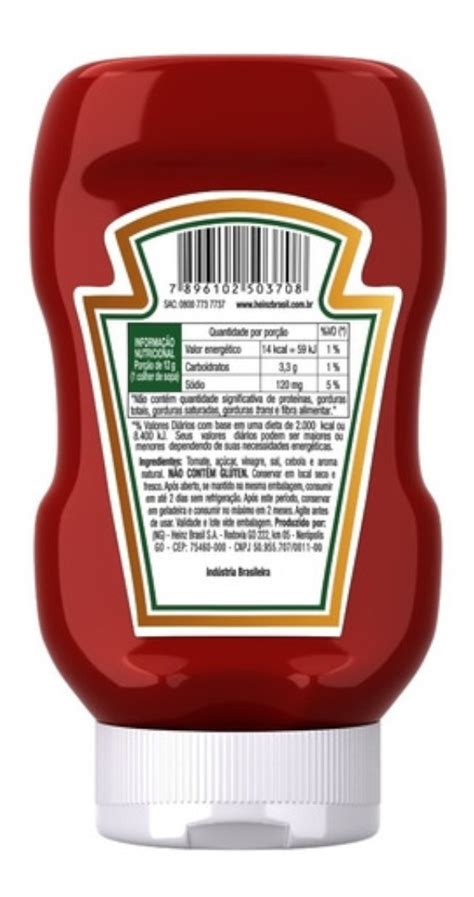 Ketchup Heinz Tradicional G Original Parcelamento Sem Juros