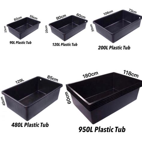 Multipurpose Plastic Tub / Tank / Container / Tray, Cement Mixing Tub ...