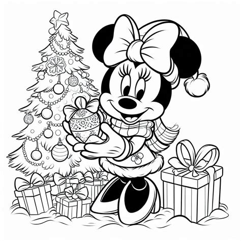 Dibujo Para Colorear Minnie Mouse Nico Descargar E Imprimir Pdf