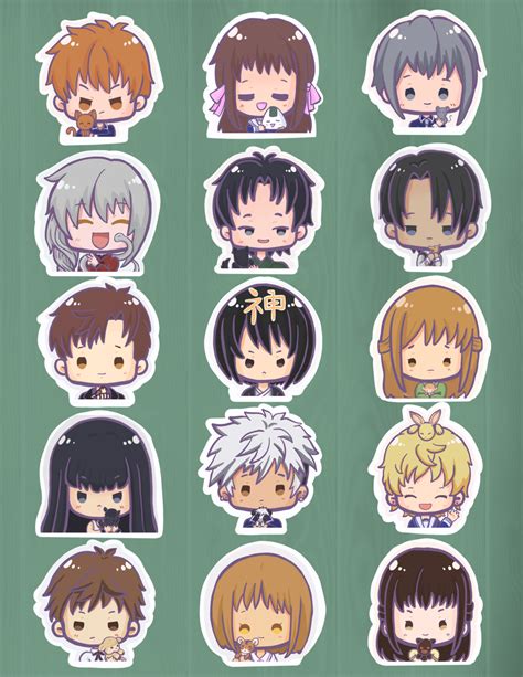 Had A Lot Of Fun With These Fruits Basket Stickers Tumblr Pics