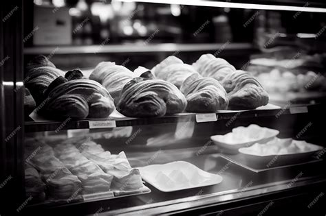 Premium Photo | Croissants in bakery traditional french breakfast pastry shop