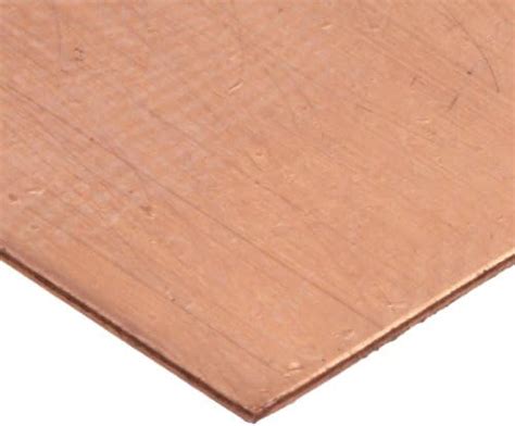 Copper Sheet Sample Pack Unpolished Mill Finish H Temper