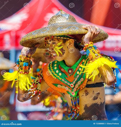 De Janeiro De Iloilo Filipinas Festival Dinagyang Unid Imagem