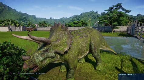 Jurassic World Evolution Jp Triceratops Vs Jp Tyrannosaurus Rex Base