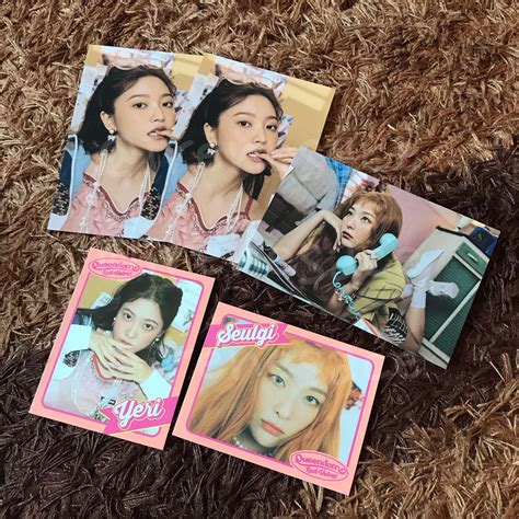 Red Velvet Queendom Seulgi Yeri Postcard Special Card Hobbies Toys