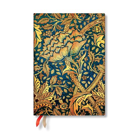 Paperblanks 2025 Weekly Planner Morris Windrush William Morris