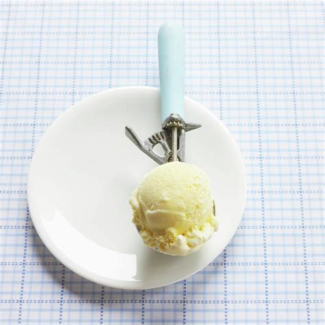 A Scoop Of Lemon Ice Cream In An Ice Cream Scoop Photograph By Vincent