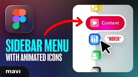 Figma Tutorial Create A Sidebar Menu With Animated Glassmorphic Icons