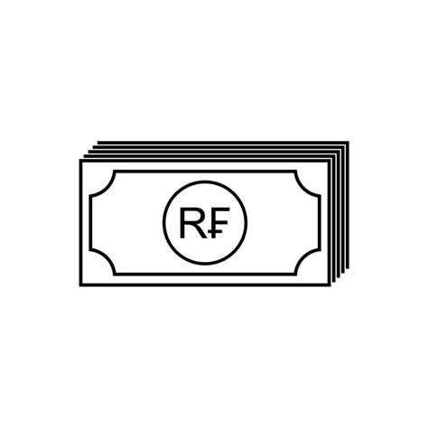 Rwanda Currency Symbol, Rwandan Franc Icon, RWF Sign. Vector ...