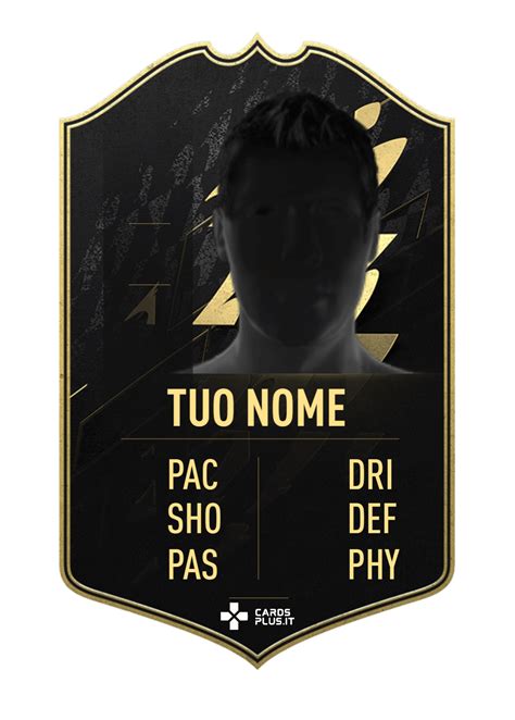 Fifa 22 Ultimate Team Gold Totw Card Gigante Personalizzata Cardsplusit