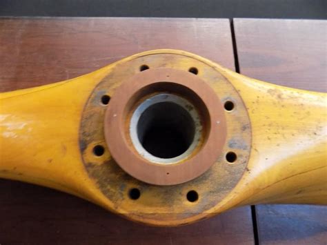 Sold Price Vintage Sensenich Airplane Propeller Wood Metal