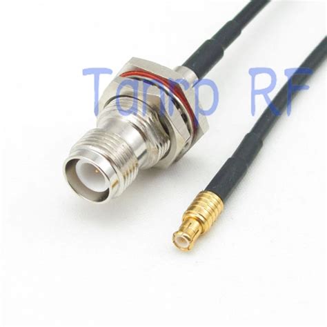 10pcs 6in RP TNC Female Jack To MCX Male Plug RF Connector Adapter 15CM