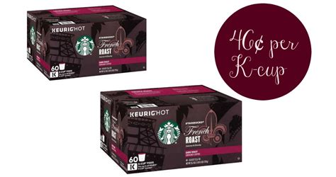 Starbucks French Roast Coffee K-Cups for 46¢ :: Southern Savers