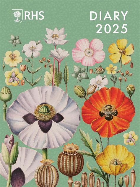 RHS Desk Diary 2025 The Royal Horticultural Society 9780711291805