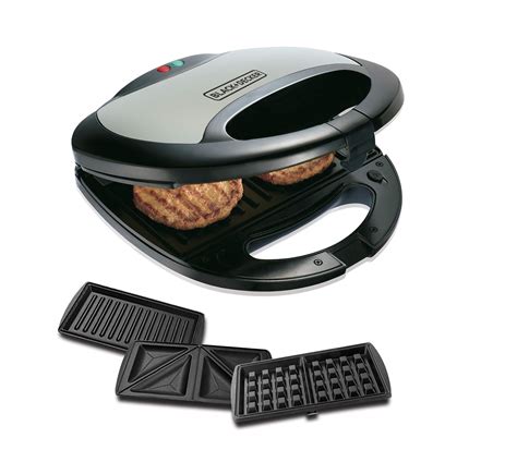 Buy Black Decker750W Sandwich Maker 2 Slot Non Stick 3in1