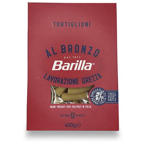 Barilla Tortiglioni Bronzo 400g Paradiso Italiano Shop