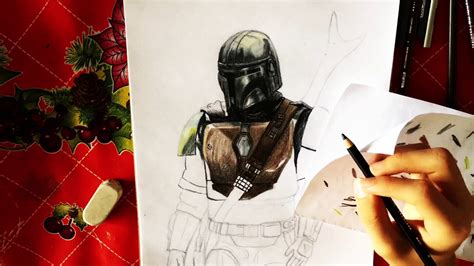 Como Dibujar A The Mandalorian Youtube