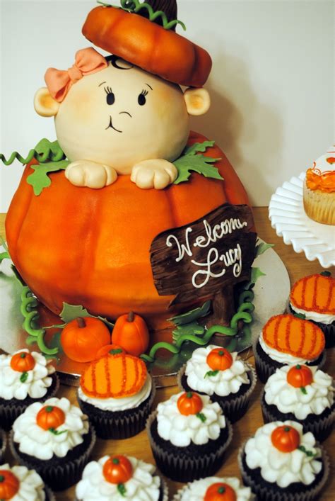 Pumpkin Baby Shower - CakeCentral.com