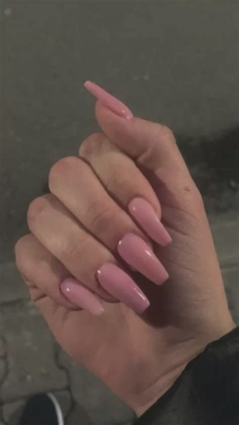 3 cute pink nude acrylic nail ideas Gel maniküre nägel Nägel