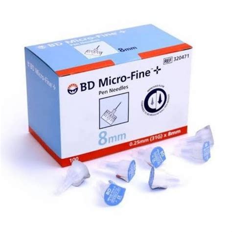 Jual Bd Micro Fine Pen Needle Jarum Insulin Biru 31g X 8mm Shopee