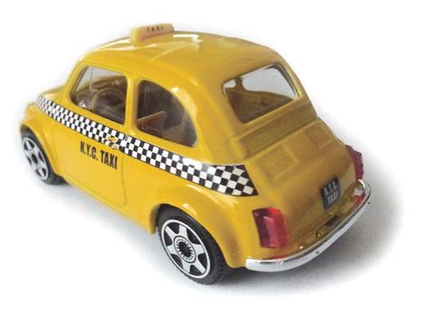 autíčko sběratelský model Fiat 500 N Y C Taxi 1 43 Bburago Aukro