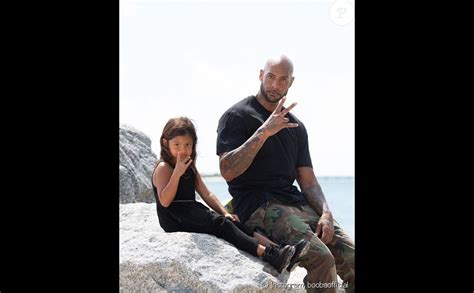 Booba avec sa fille Luna 4 ans Photo publiée sur Instagram le 10