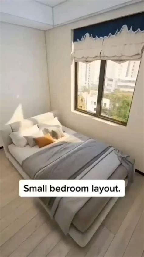 small bedroom layout | Minimalist bedroom, Bedroom interior, Small bedroom