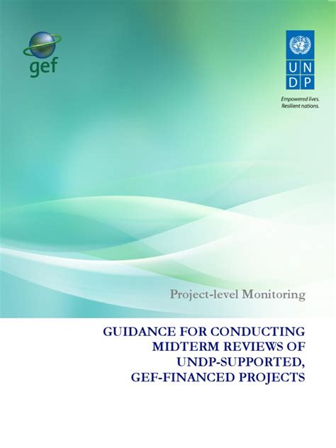 Guidance For Conducting Midterm Reviews Of Undp Supported Gef Financed