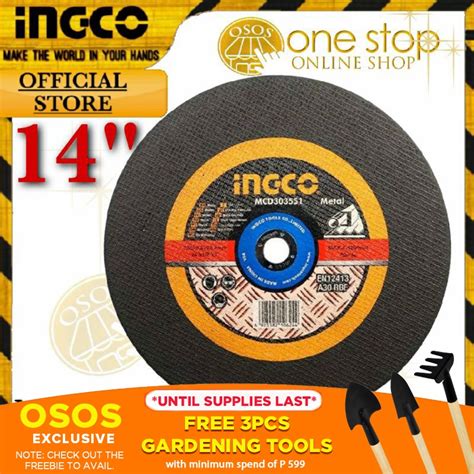 Ingco Mcd Abrasive Metal Cutting Disc Cut Off Wheel For Cut