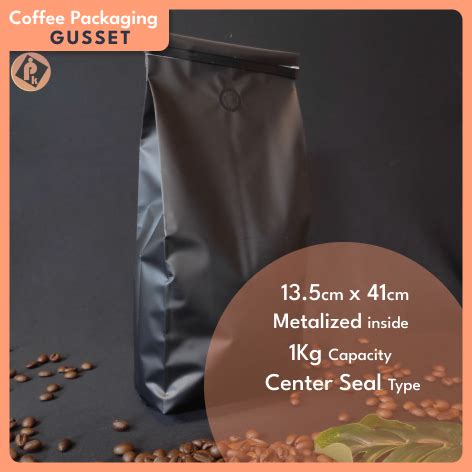 Jual Pk Pack Kemasan Gusset Kopi Center Seal Biji Bubuk Kopi Kg